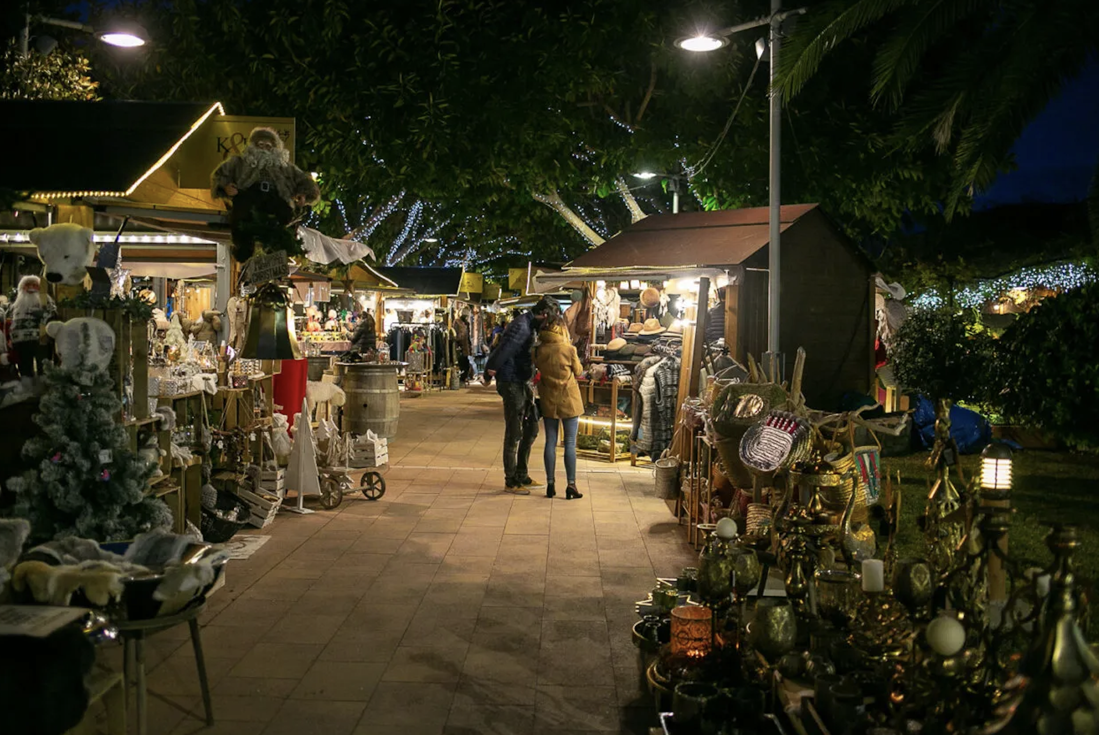 Mercadillo de Navidad de la Rambla y Via Roma