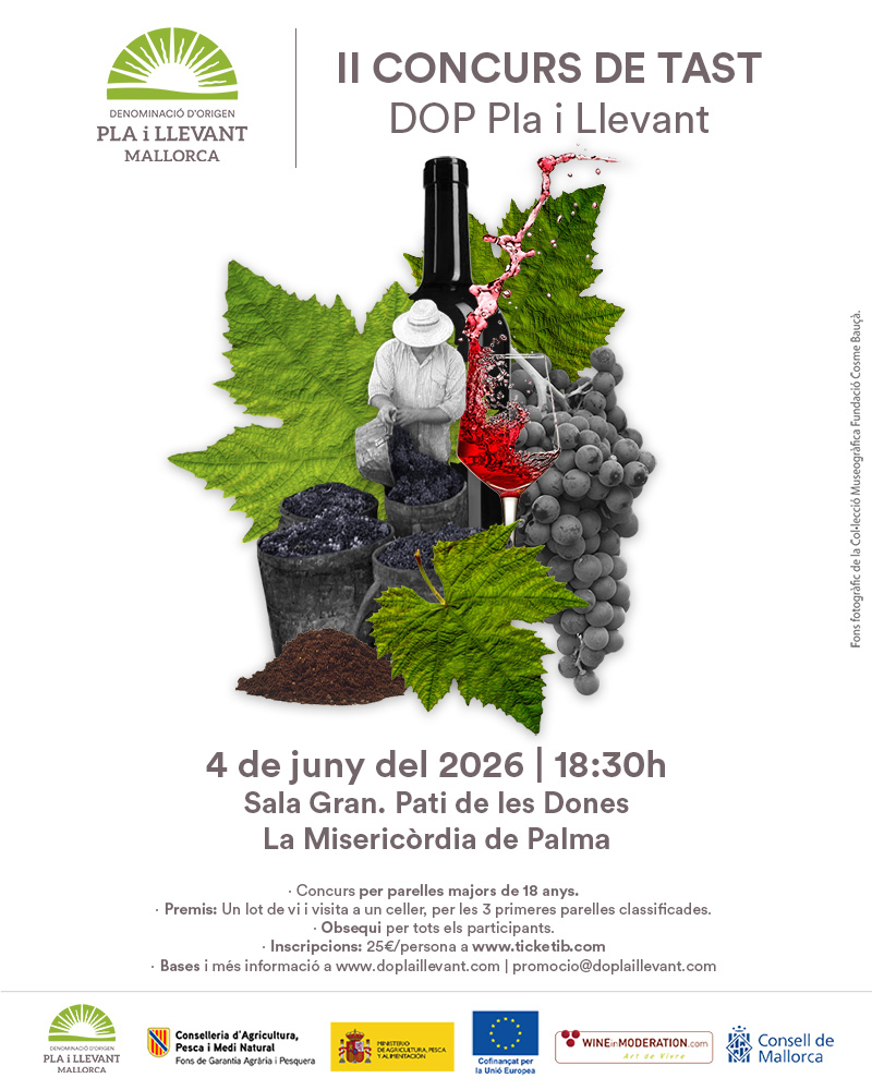II Concurso de cata de vinos por parejas – DO Pla i Llevant