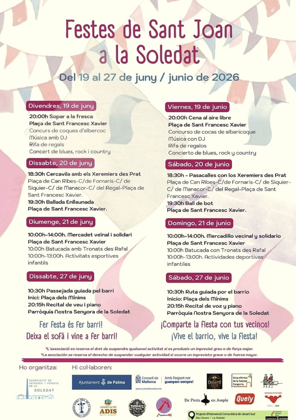 Nit de Sant Joan 2026 (La Soledat)