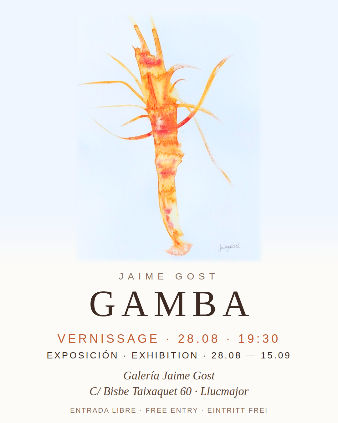 GAMBA — Exposición de Jaime Gost