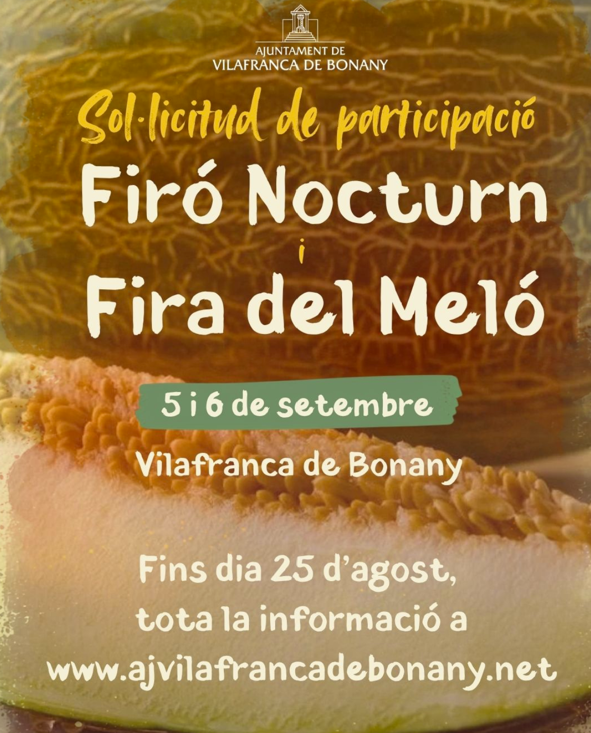 Fira del Meló i Fira Nocturna Artesana de Vilafranca de Bonany 2026