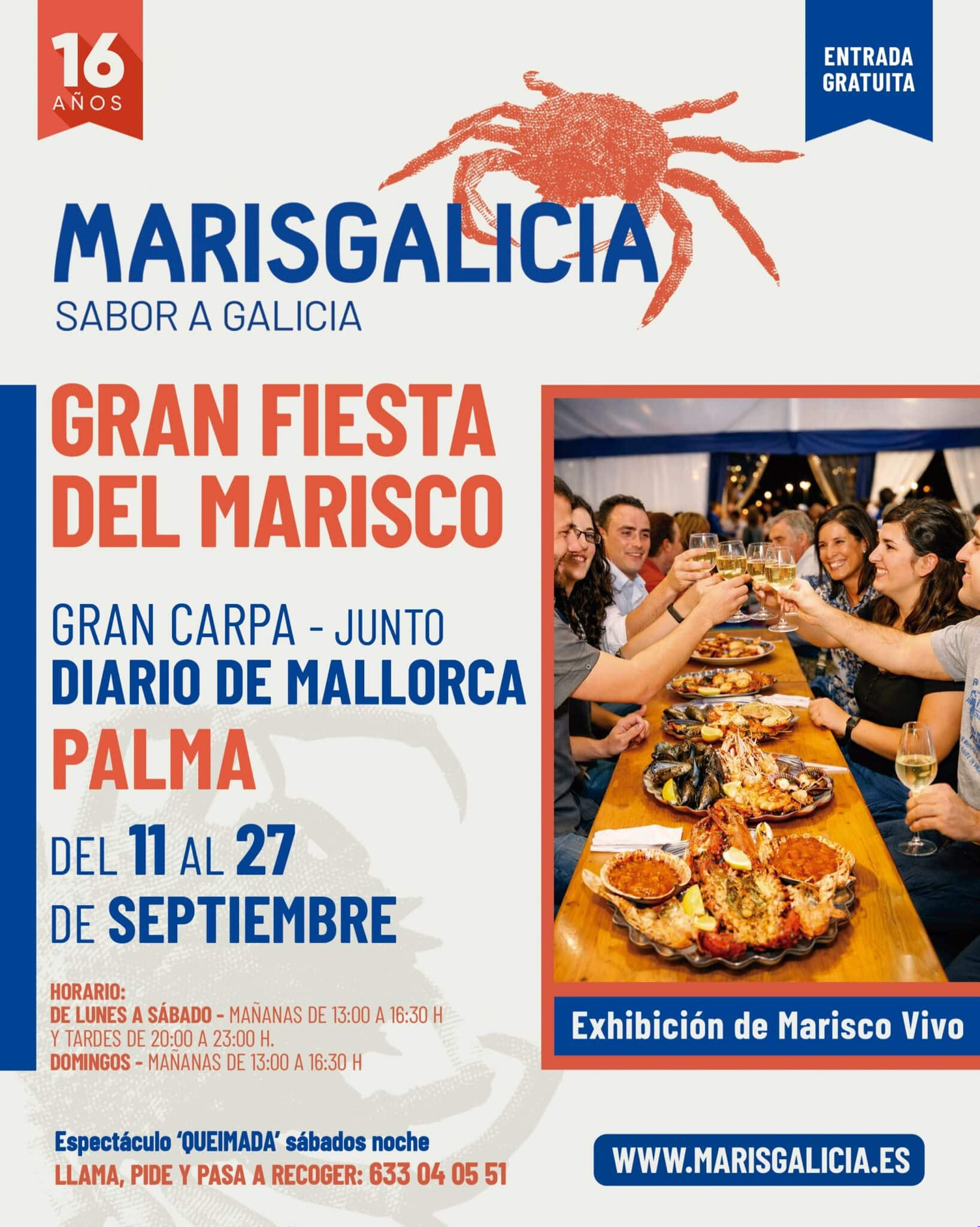 MarisGalicia · Großes Meeresfrüchtefest in Palma