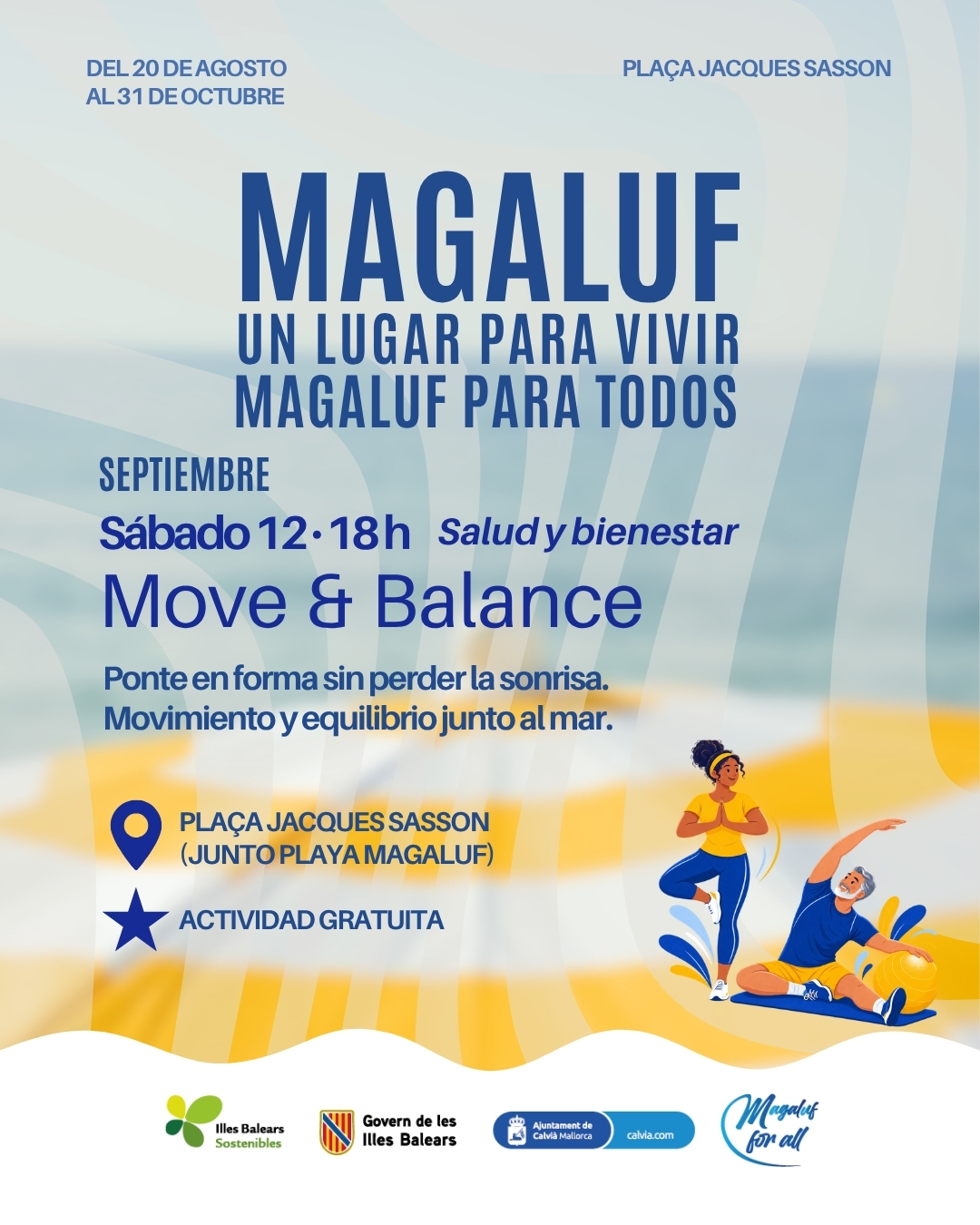 Move & Balance - Salud y bienestar en la Plaça Jacques Sasson