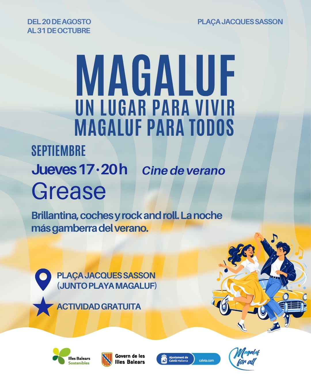 Grease - Cine de verano en la Plaça Jacques Sasson