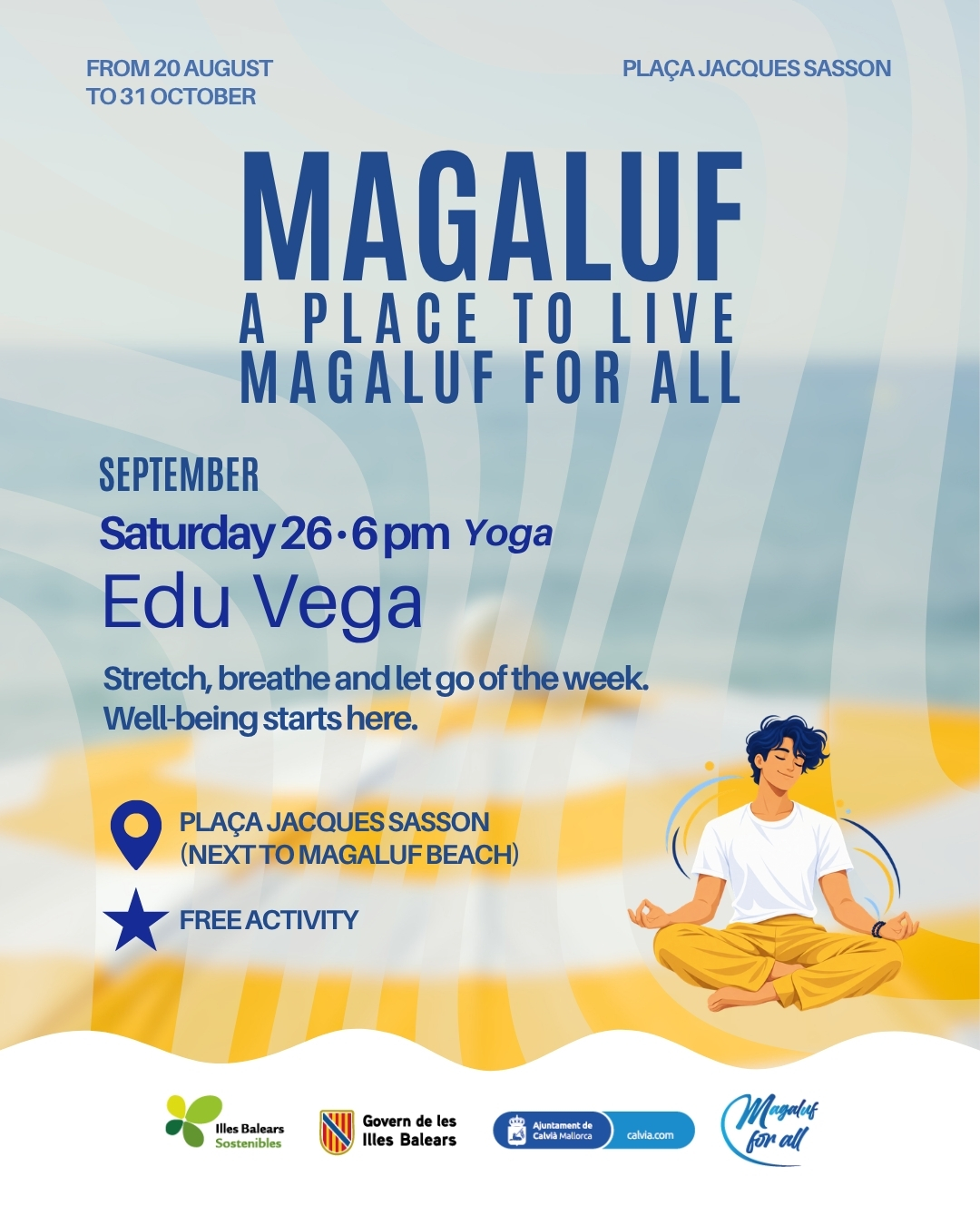 Yoga · Edu Vega - Yoga auf der Plaça Jacques Sasson