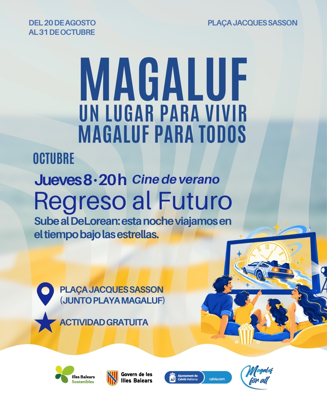 Regreso al Futuro - Cine de verano en la Plaça Jacques Sasson