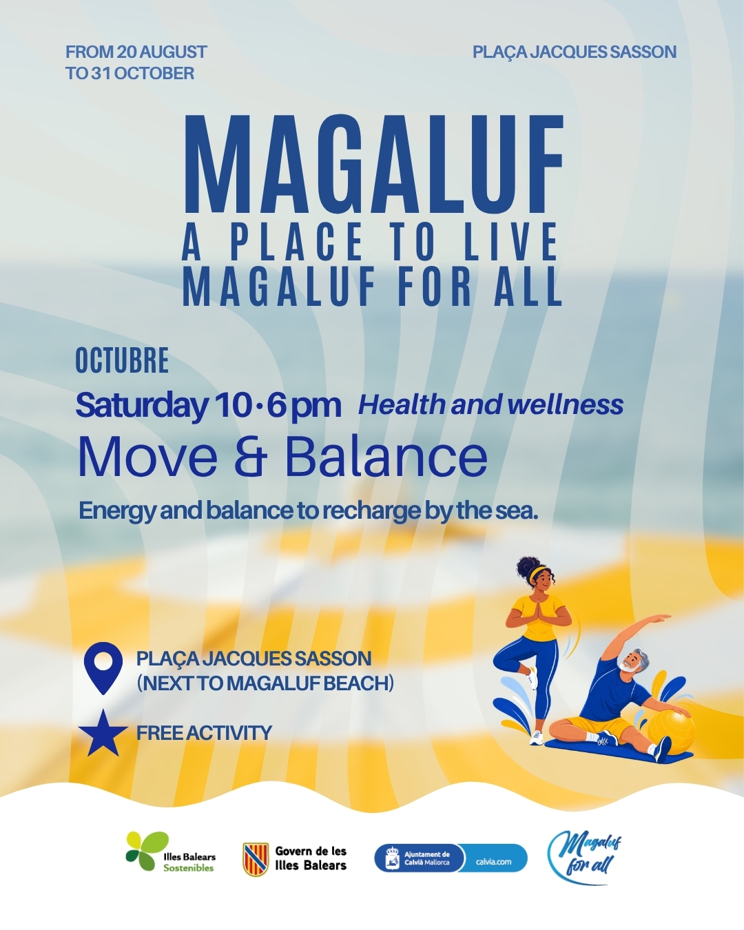 Move & Balance - Gesundheit und Wohlbefinden auf der Plaça Jacques Sasson