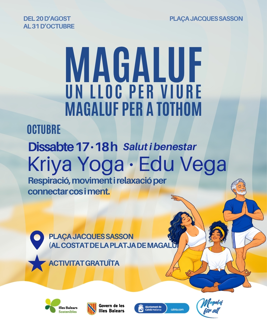 Kriya Ioga · Edu Vega - Salut i benestar a la plaça Jacques Sasson