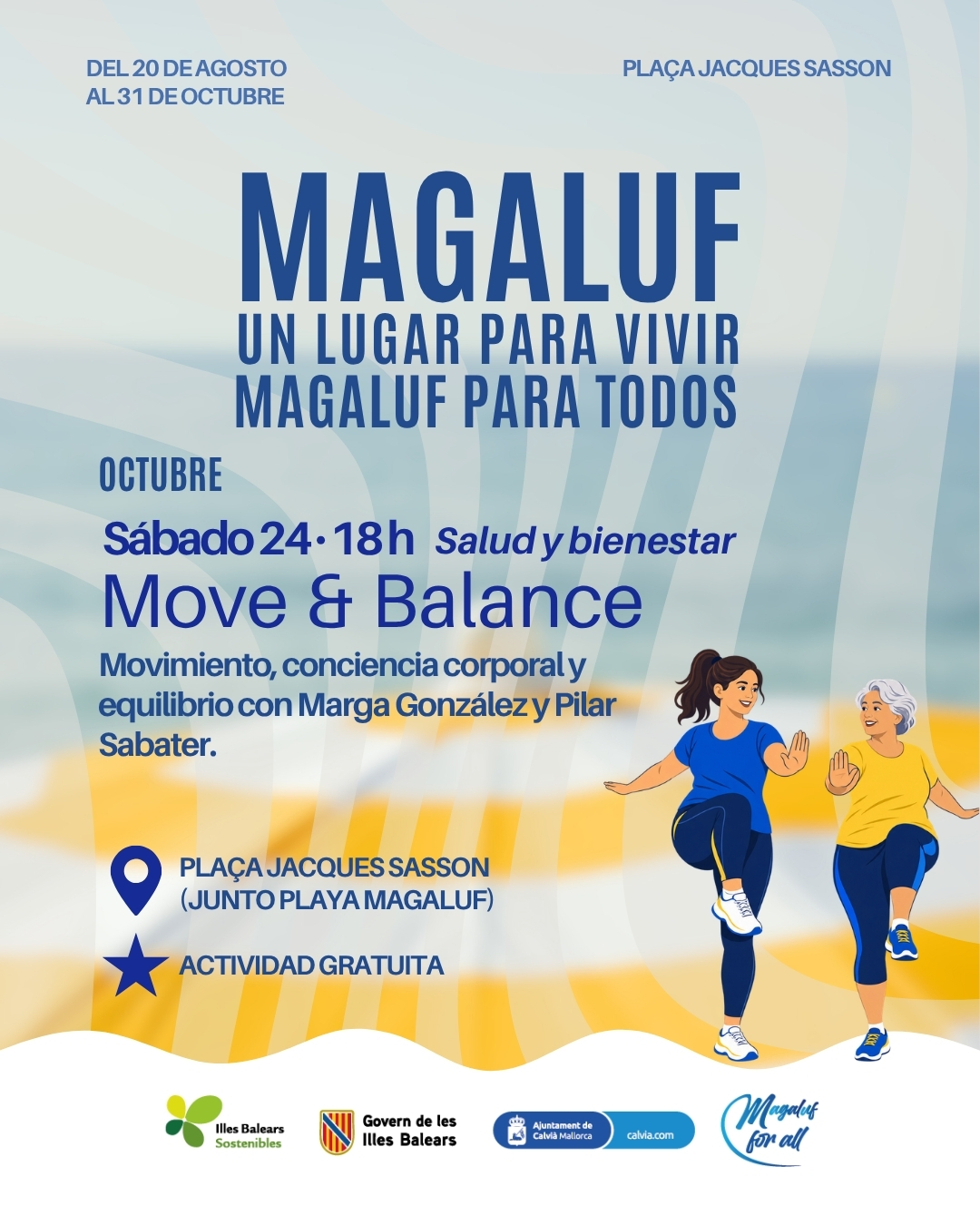 Move & Balance - Salud y bienestar en la Plaça Jacques Sasson