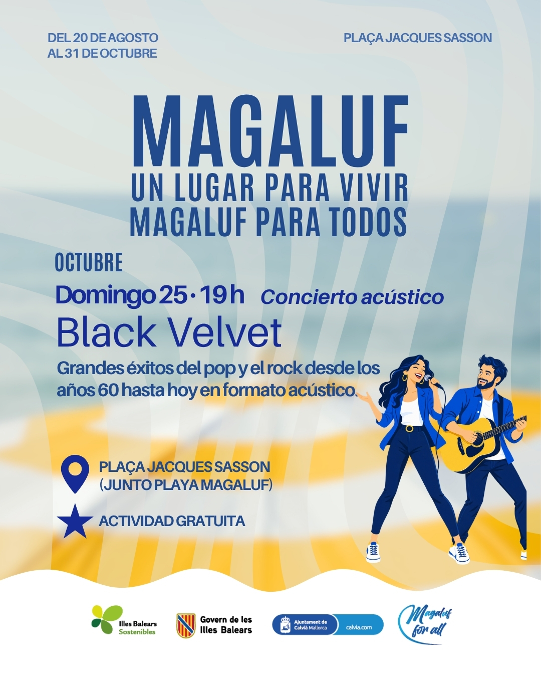 Black Velvet - Concierto acústico en la Plaça Jacques Sasson