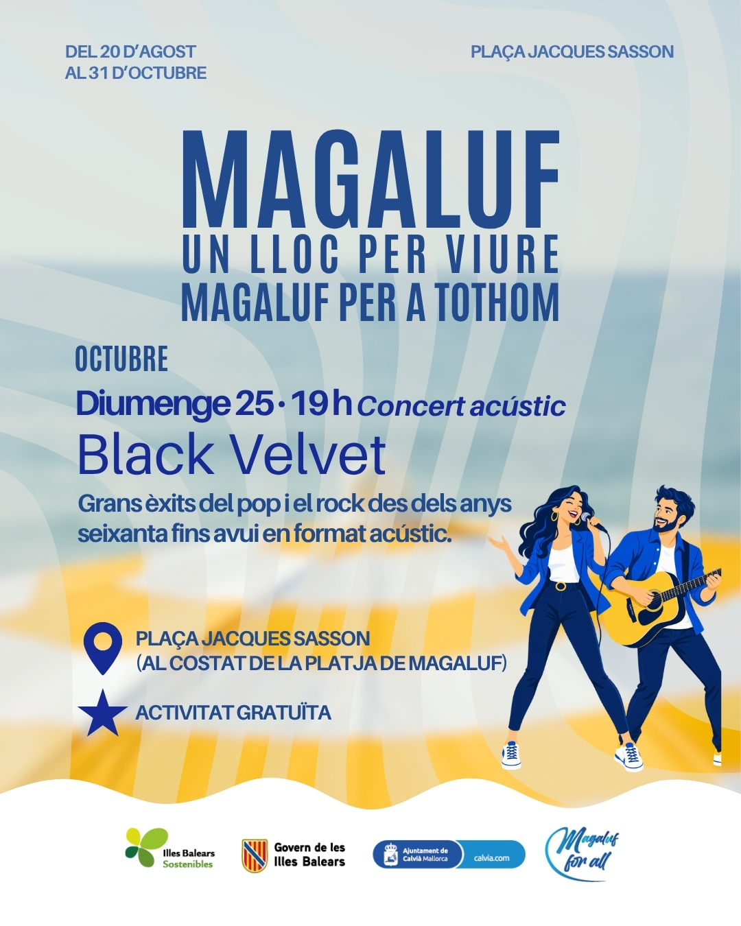 Black Velvet - Concert acústic a la plaça Jacques Sasson