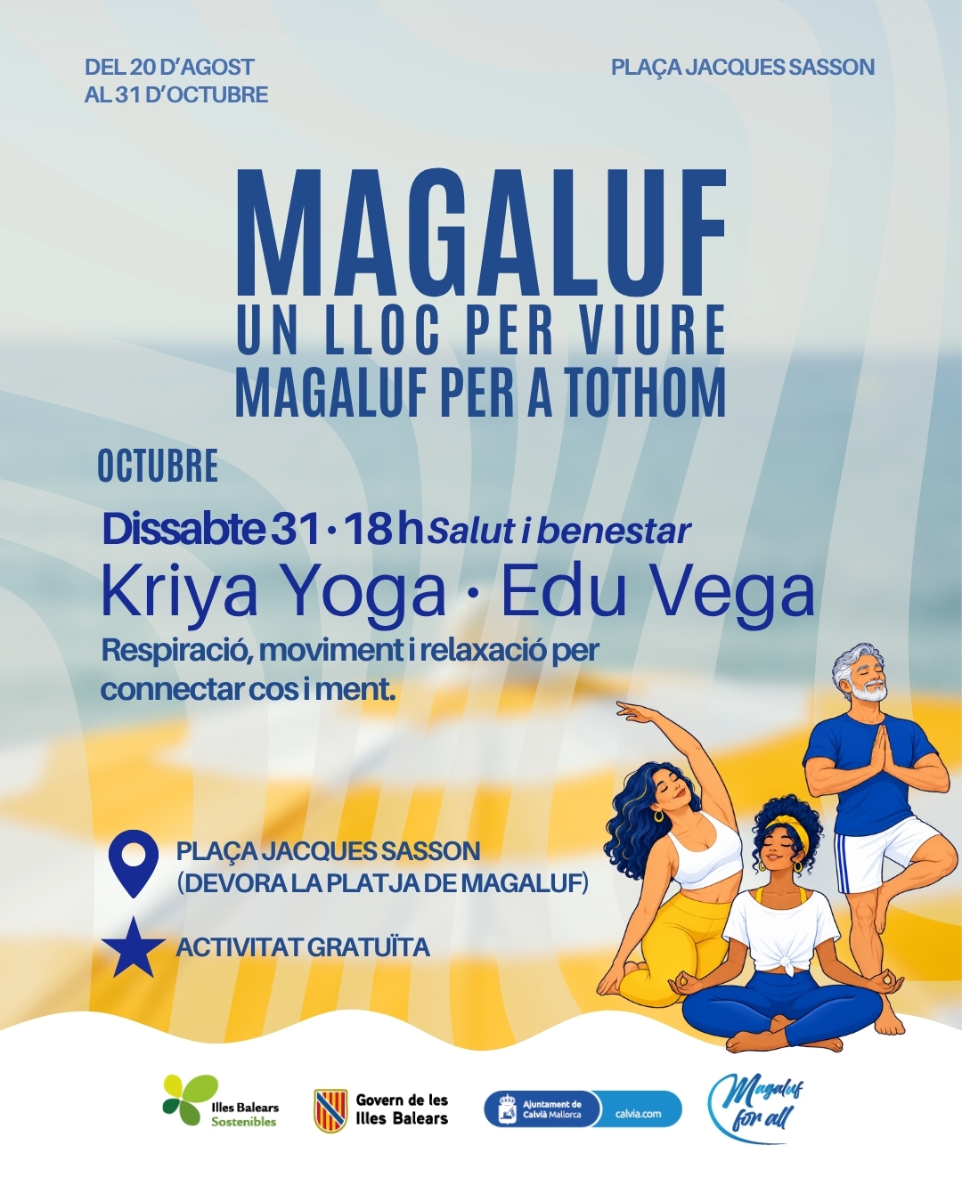 Kriya Ioga · Edu Vega - Salut i benestar a la plaça Jacques Sasson