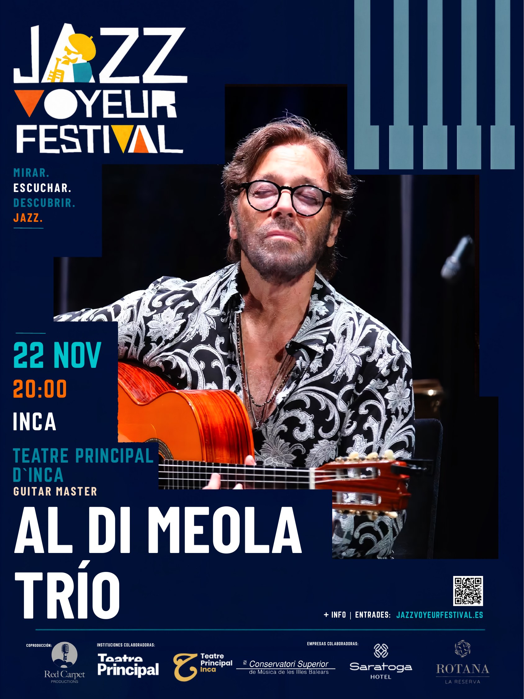 Al Di Meola Trío en el Jazz Voyeur Festival 2026