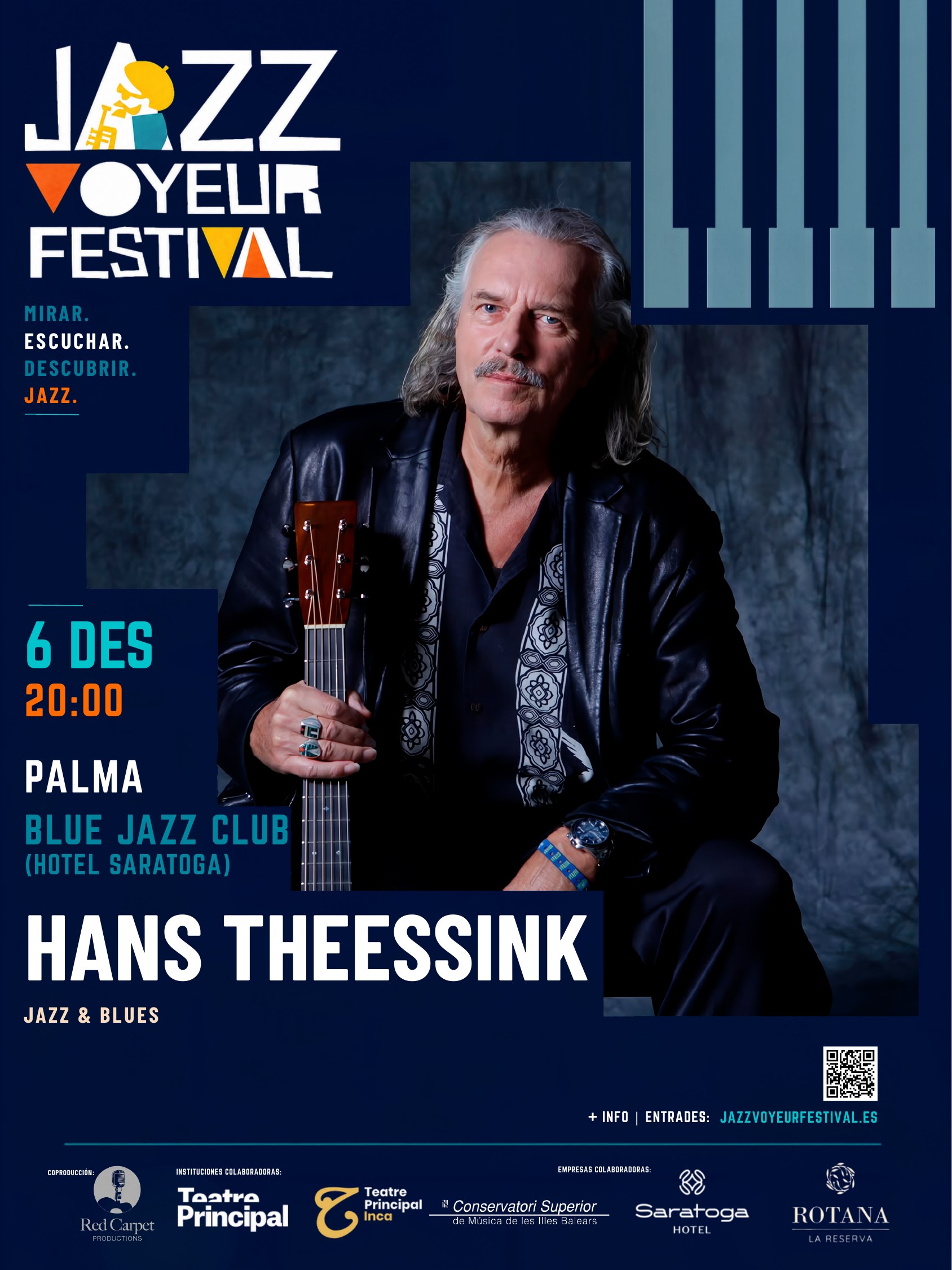 Hans Theessink en el Jazz Voyeur Festival 2026
