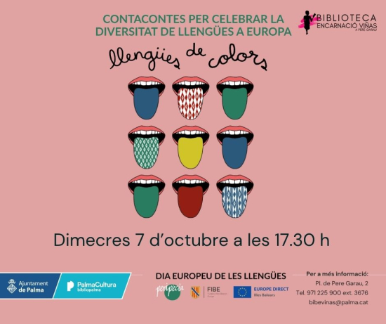 Contacontes infantil: Llengües de colors a Palma