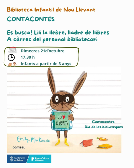 Märchenstunde: «Es busca! Lili, la llebre lladre de llibres»