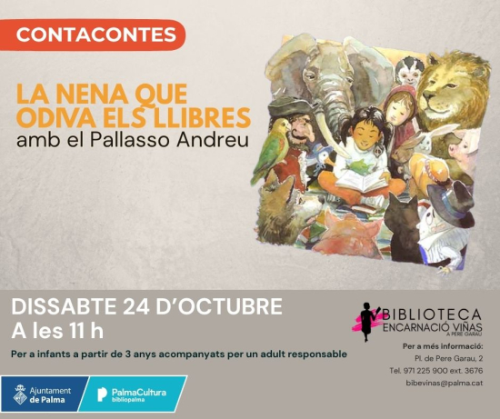 La nena que odiava els llibres con Pallasso Andreu