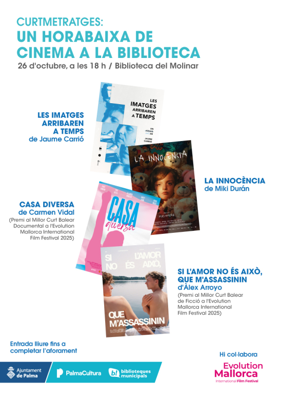 Cortometrajes baleares en la Biblioteca del Molinar