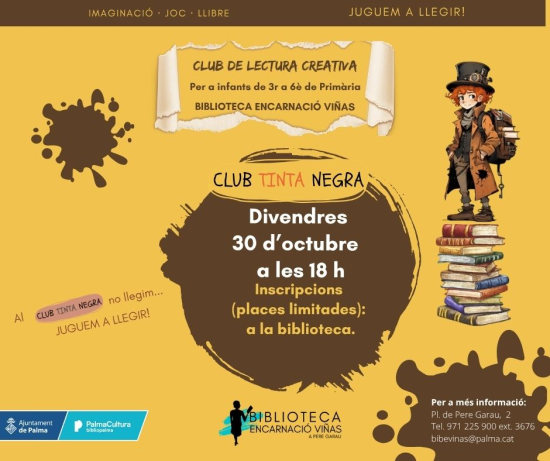Club Tinta Negra: club de lectura creativa en Palma