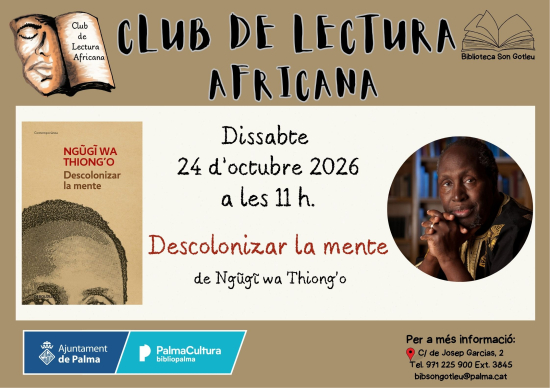 Club de Lectura Africana: Descolonitzar la ment a Palma