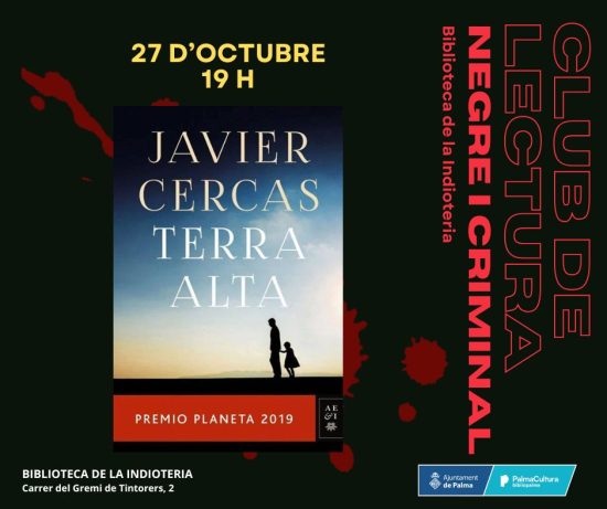 Club de lectura: 'Terra Alta' de Javier Cercas en Palma