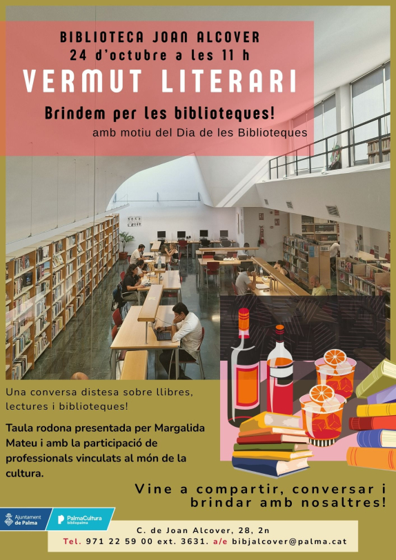 Vermut literario: brindemos por las bibliotecas en Palma