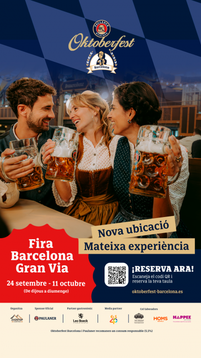 Oktoberfest Barcelona 2026 a Fira Gran Via