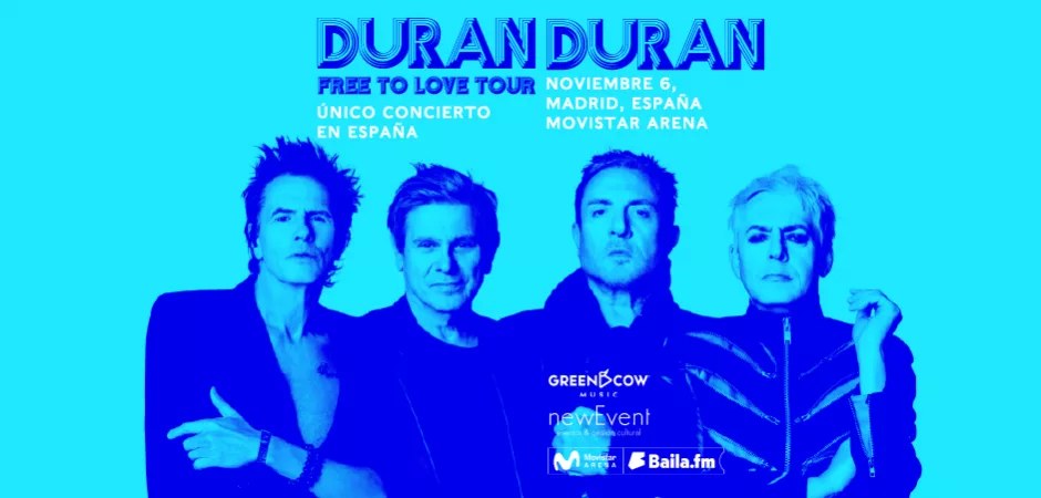 Duran Duran live im Konzert in der Movistar Arena Madrid