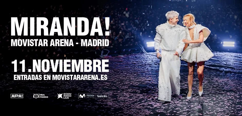 Miranda! en concierto en el Movistar Arena de Madrid