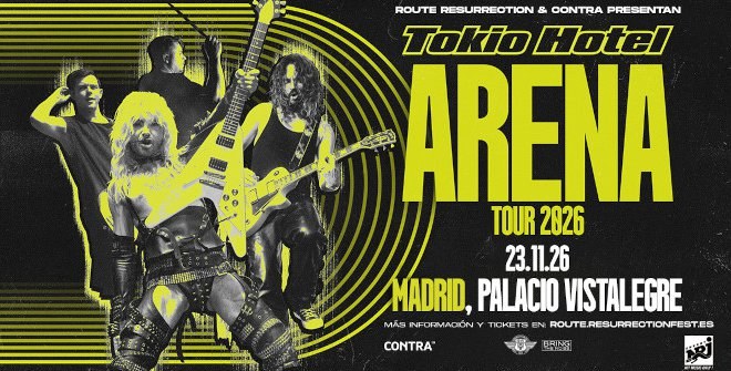 Tokio Hotel en concierto en el Palacio Vistalegre Arena