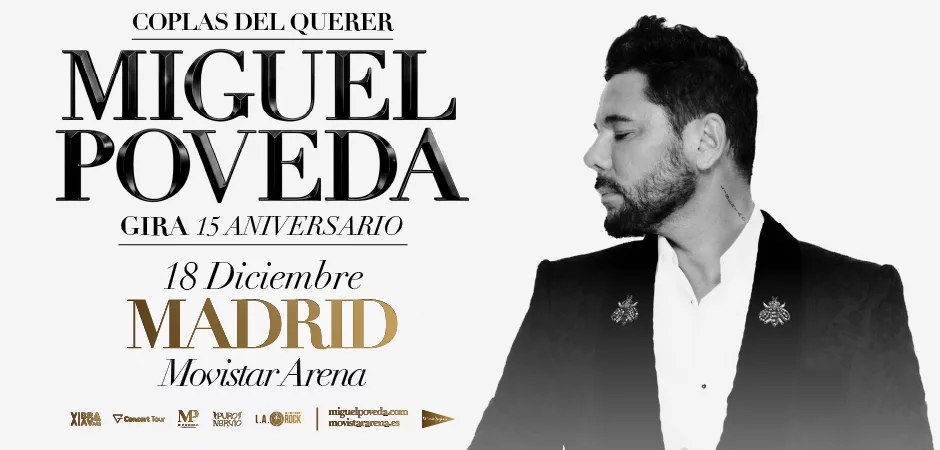 Miguel Poveda in Concert at the Movistar Arena