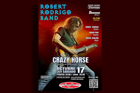 Robert Rodrigo Band en concierto en el Crazy Horse de Bilbao