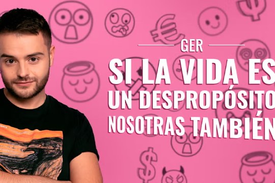 Ger brings his comedy show to Bilbao's Campos Elíseos