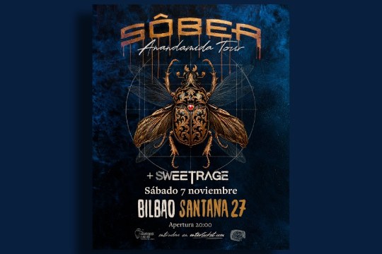 SÔBER und Sweet Rage im Konzert im Santana 27 in Bilbao