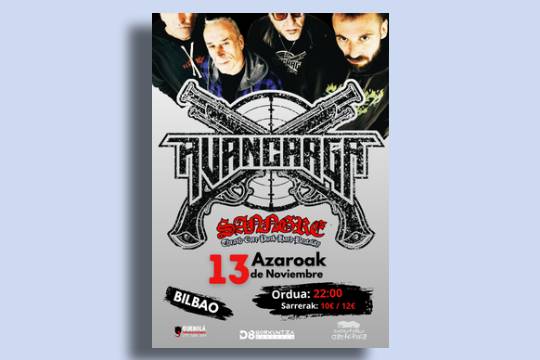 Concierto de Avancarga y Sanngre en D8 Sorkuntza Faktoria
