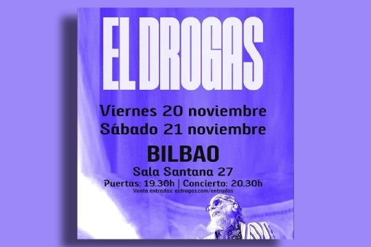 El Drogas live im Konzert im Santana 27 in Bilbao