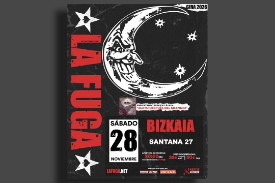 Concierto de La Fuga en Bilbao: puro rock urbano