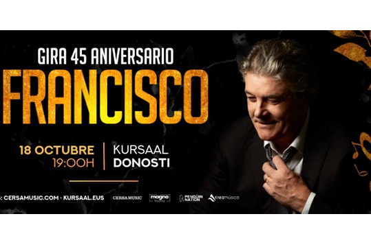 Francisco Celebrates 45 Years of Music at the Kursaal