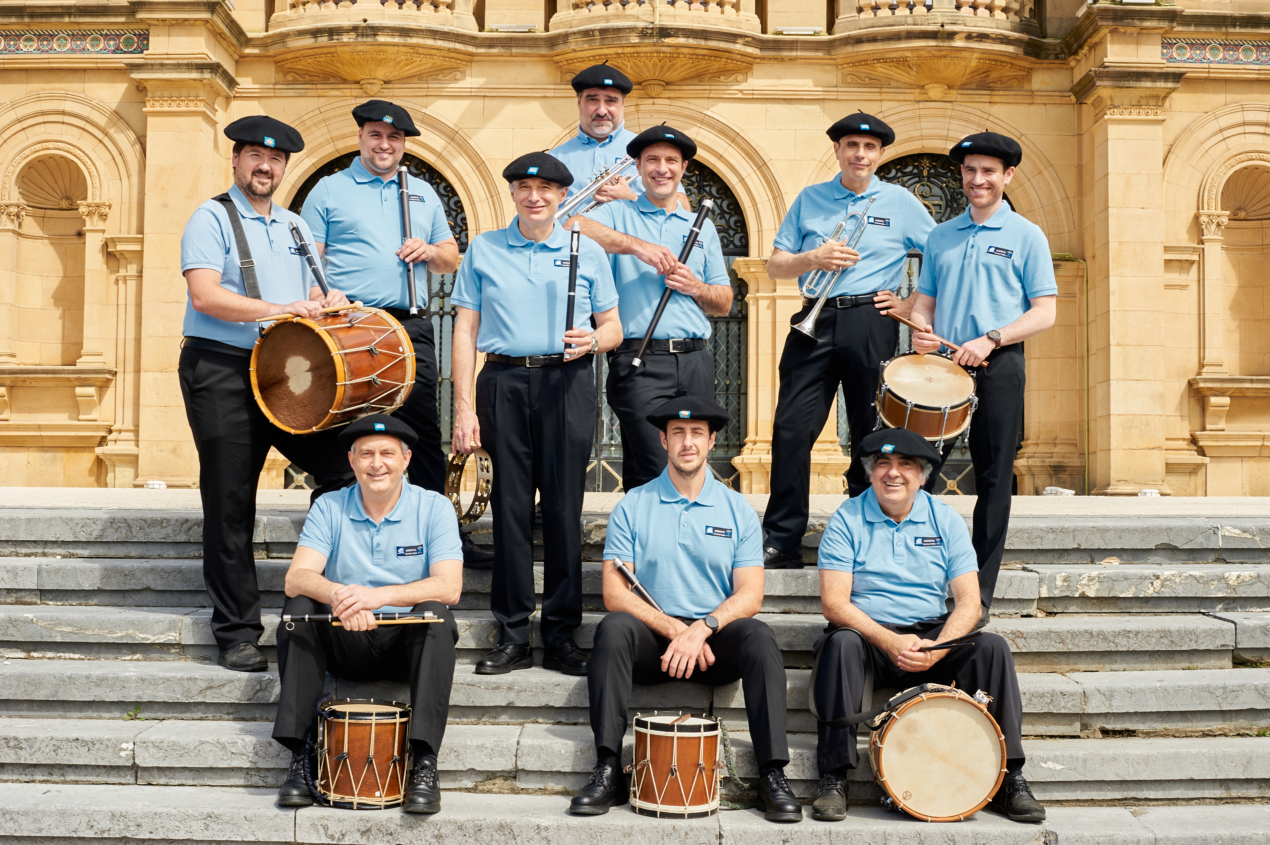 Konzert der städtischen Txistulari-Bande in San Sebastián