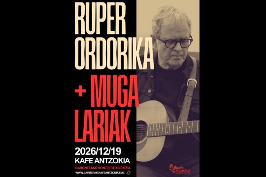 Ruper Ordorika & Mugalariak im Kafe Antzokia in Bilbao