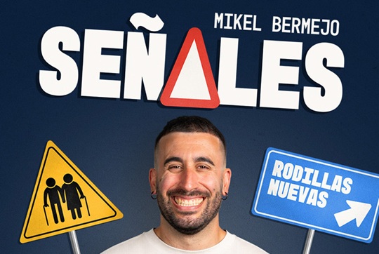 Mikel Bermejo presenta su monólogo «Señales» en el Kursaal