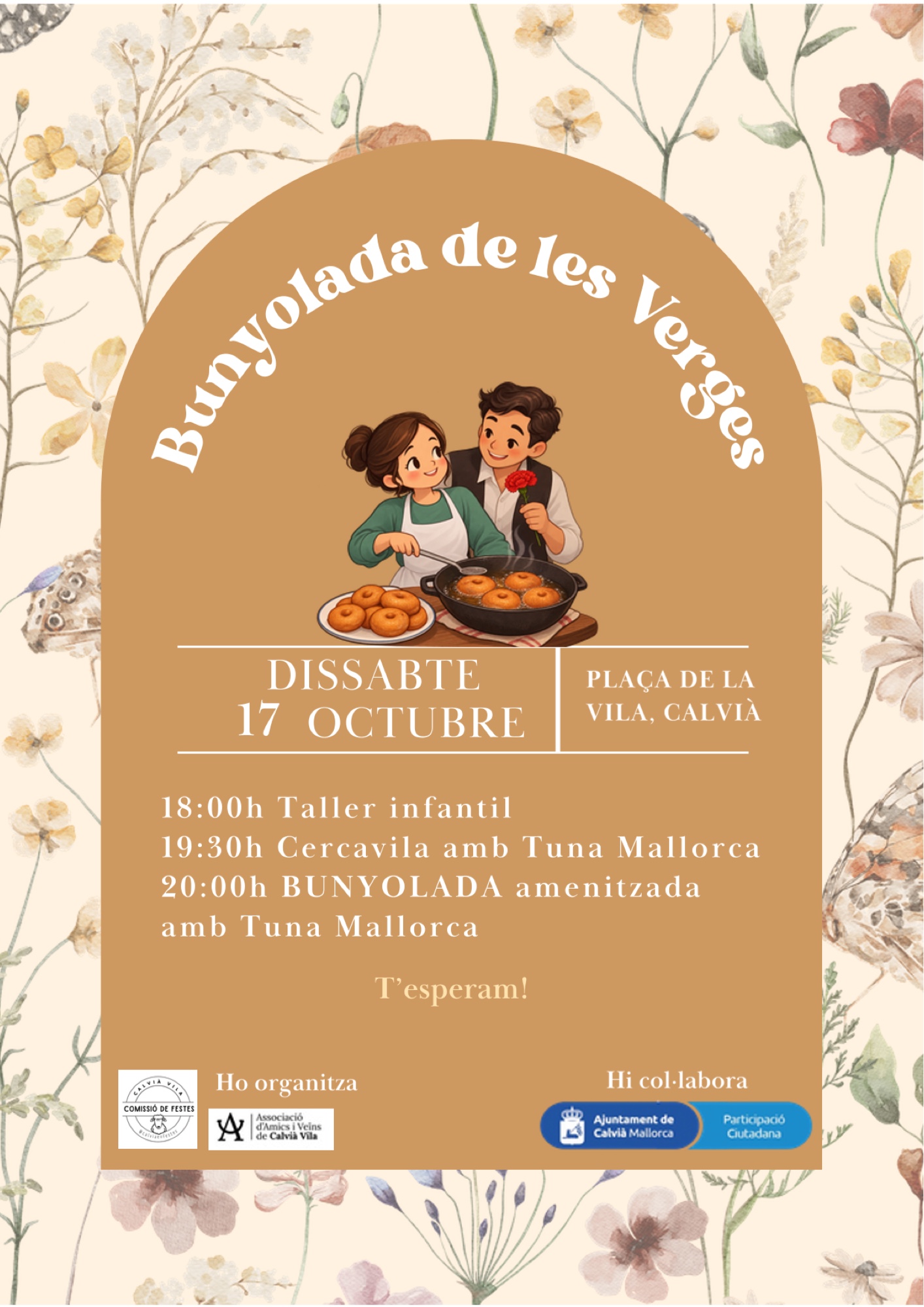 Bunyolada de les Verges: Krapfenfest in Calvià Dorf