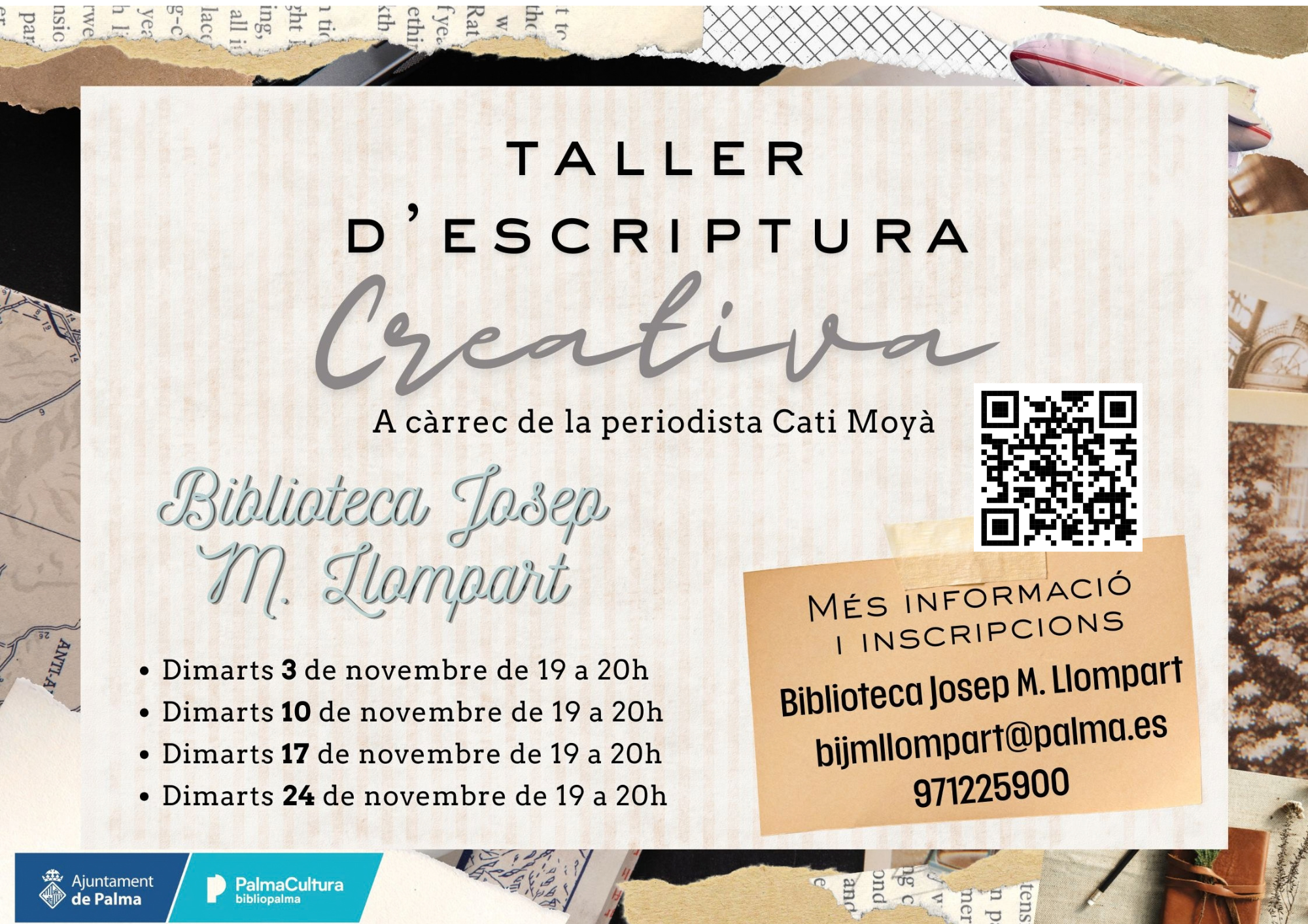 Kreatives Schreiben mit Catalina Moyà in Palma