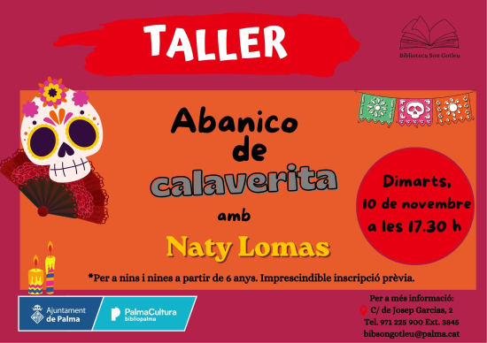 Kinder-Workshop „Abanico de calaverita“ mit Naty Lomas