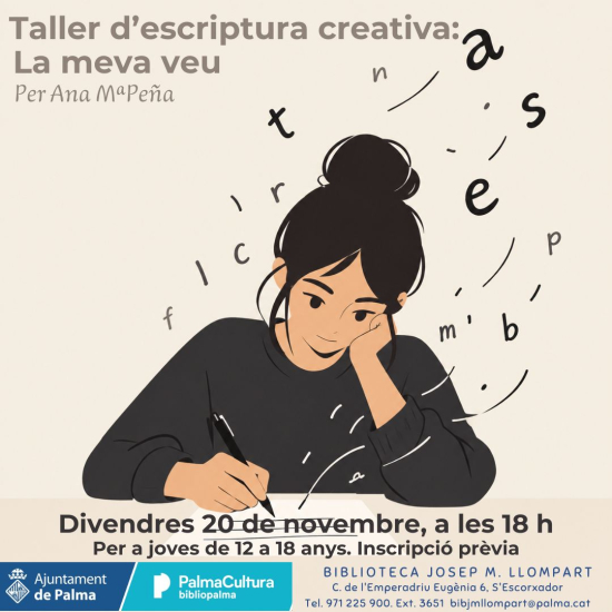 Taller de escritura creativa para jóvenes: «Mi voz»