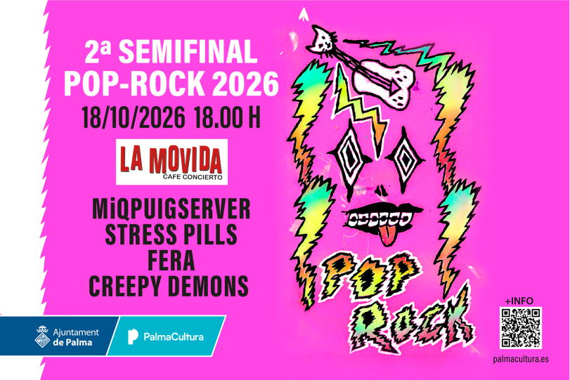 Segona semifinal Pop-Rock 2026 a Palma: concerts a La Movida