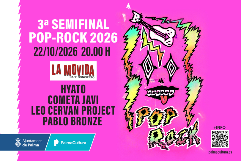 Tercera semifinal de la Mostra Pop-Rock 2026 en Palma