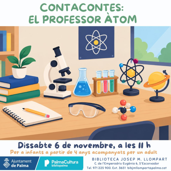 El professor Àtom: contacontes i ciència a Palma