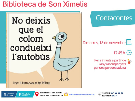Contacontes: No deixis que el colom condueixi l’autobús!