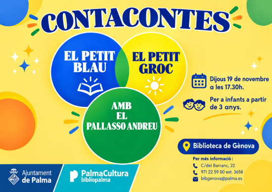 Märchenstunde: 'El petit blau i el groc' mit Pallasso Andreu